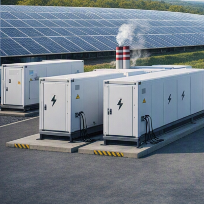 Energiemanagement mit Batteriespeichern, Ladeinfrastruktur, Photovoltaik und Energieerzeugung als integriertes Gesamtsystem für Unternehmen